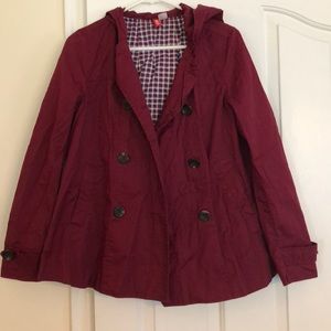 Beautiful Double Breasted Jacket with Plaid Lining